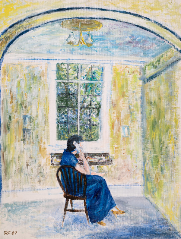 Liane on the Telephone by Feuer Art Collection