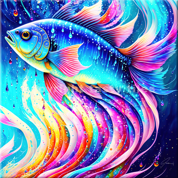 Fantasy Fish by The Tasty Tile Company