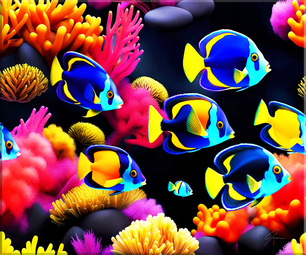 Reef Fish by The Tasty Tile Company