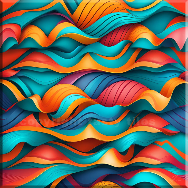 Color swirls by The Tasty Tile Company