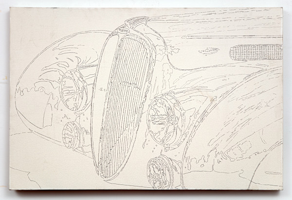 Delahaye Sketch by Phyllis Krim