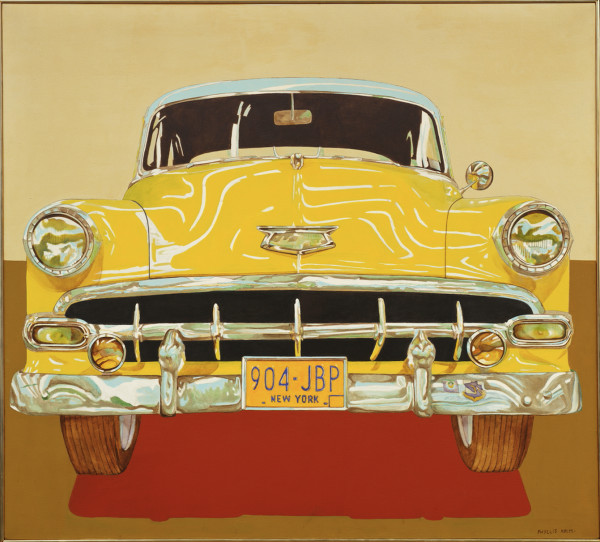 50s Chevy (yellow Chevy) by Phyllis Krim Estate