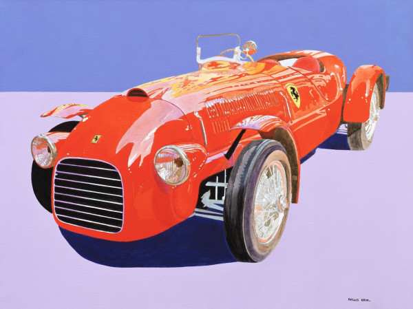 Ferrari Racer 166 SC Rockefeller Center (Red Racer) by Phyllis Krim