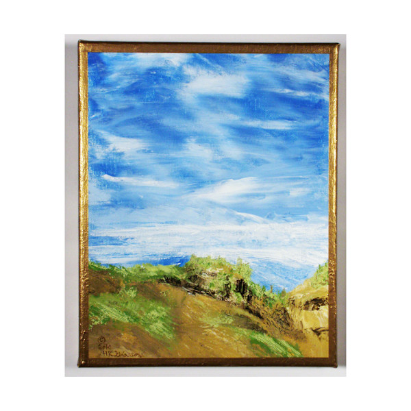 Kentucky Hills 4 Landscape Painting by Helena Kuttner-Giasson