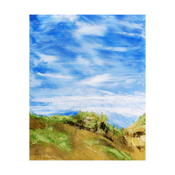 Kentucky Hills 4 Landscape Painting by Helena Kuttner-Giasson