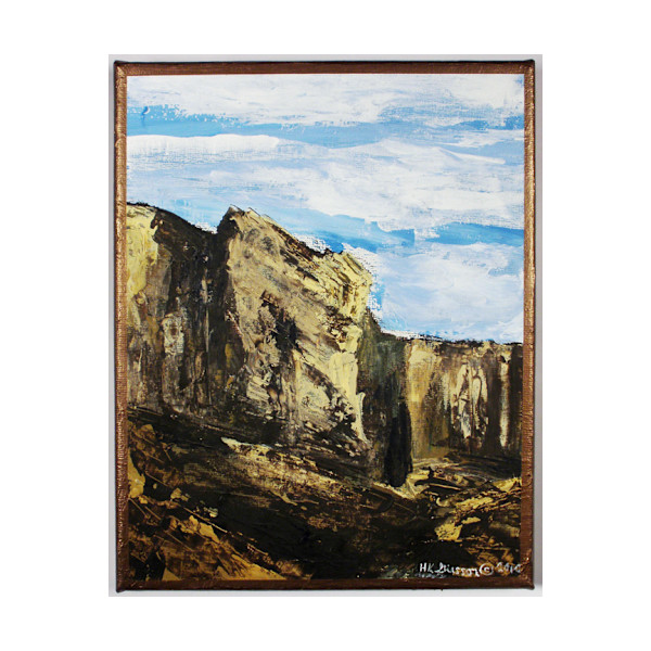 Canyon View Landscape Painting by Helena Kuttner-Giasson