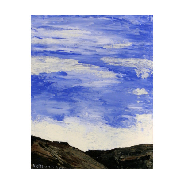 Western Skies 2 Landscape Painting by Helena Kuttner-Giasson