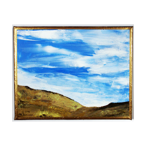 The Foothills 2 Landscape Painting by Helena Kuttner-Giasson