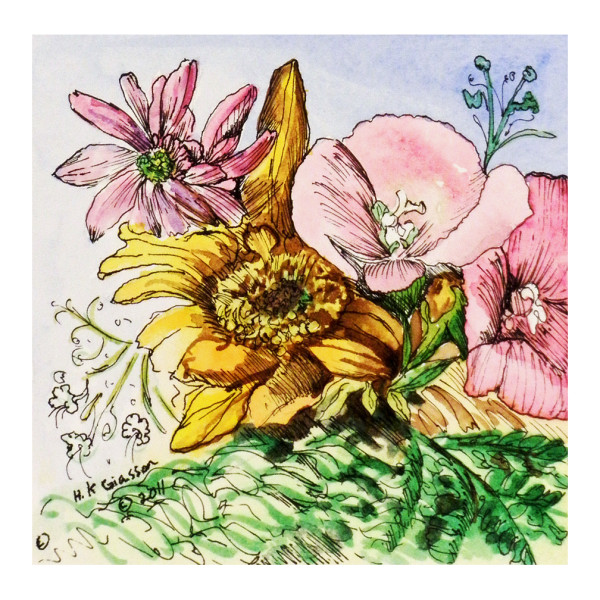 Flower Dance V by Helena Kuttner-Giasson