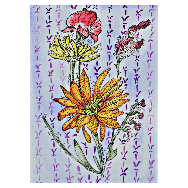 Wall Flowers I by Helena Kuttner-Giasson