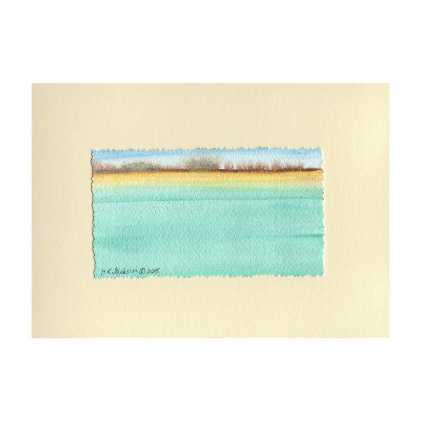Tropical Flats 2 Waterscape Painting by Helena Kuttner-Giasson