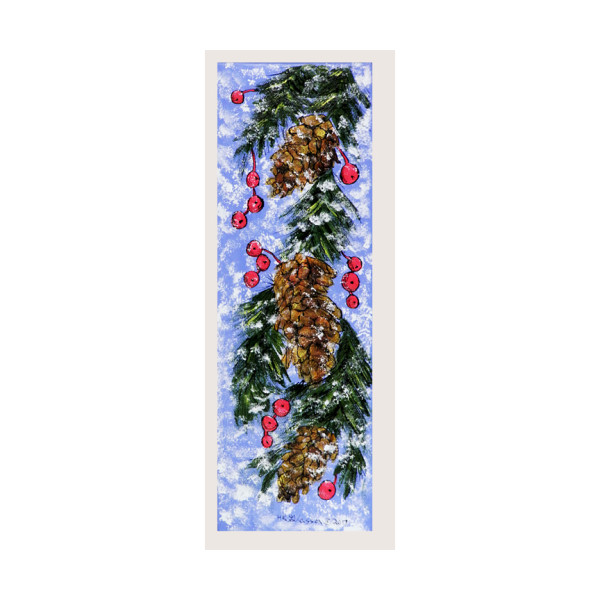 Snowflake Pine Cones II by Helena Kuttner-Giasson