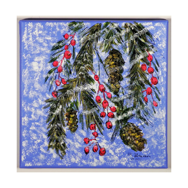 Snowdrift Pine Cones by Helena Kuttner-Giasson