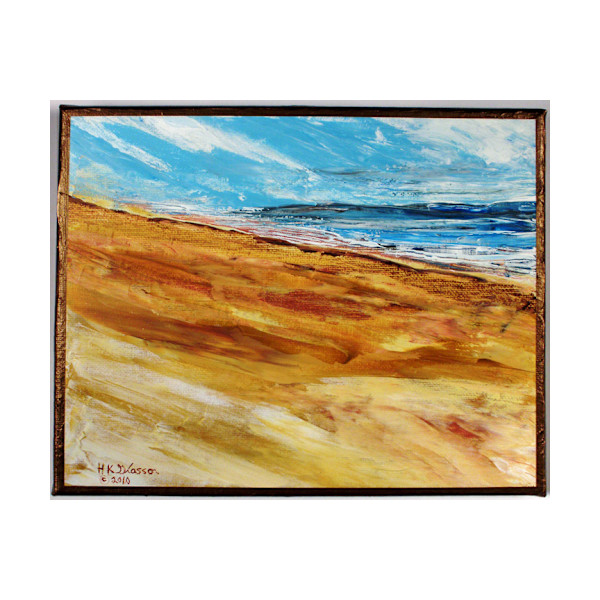 Shoreline Reflections Waterscape Painting by Helena Kuttner-Giasson