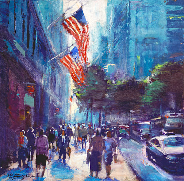 Manhattan Morning by MICHELE BYRNE