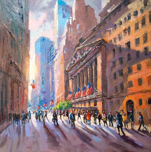 Stock Exchange Glow by MICHELE BYRNE