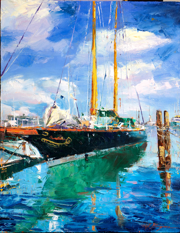 American Schooner Blues by MICHELE BYRNE