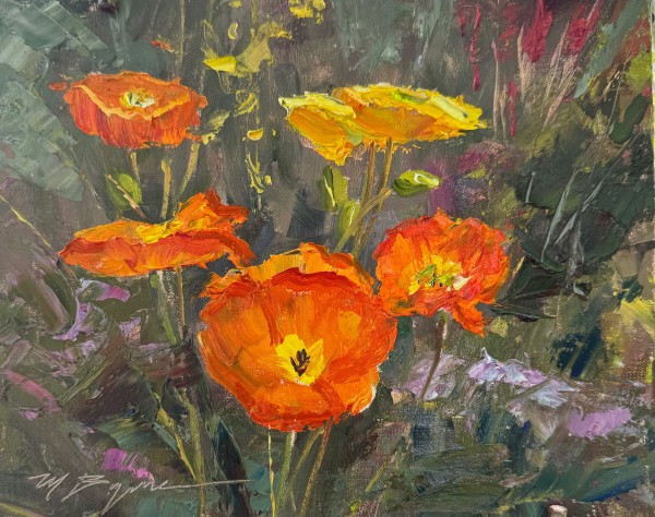 Icelandic Poppies by MICHELE BYRNE