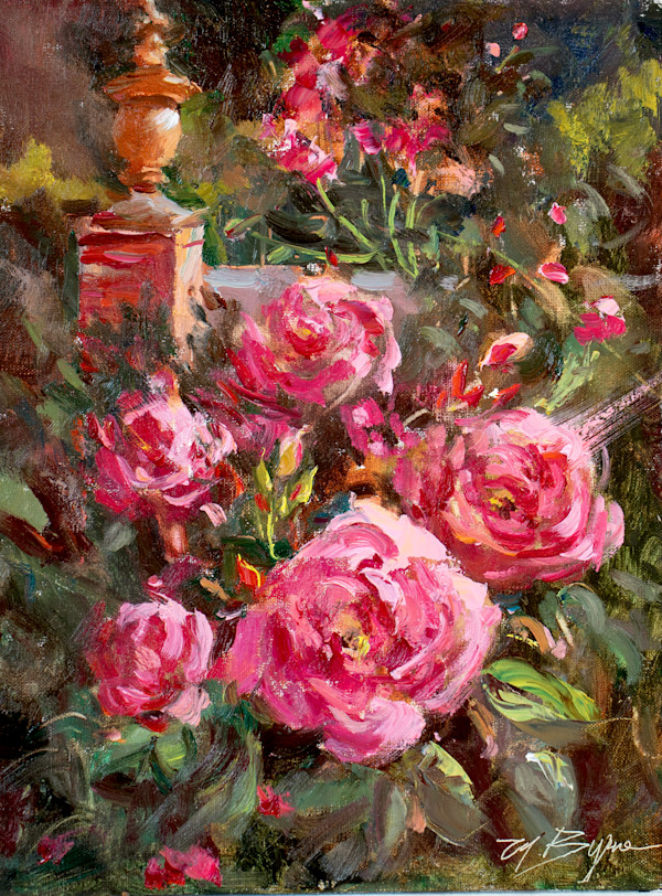 In a French Rose Garden by MICHELE BYRNE