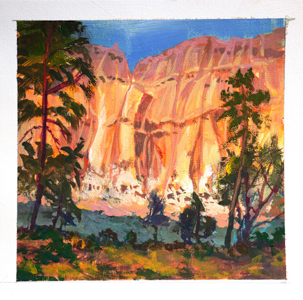 Bandelier Evening Glow by MICHELE BYRNE, Image 1.