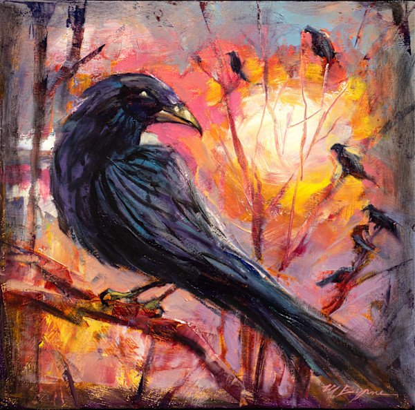 Crow Crowd by MICHELE BYRNE