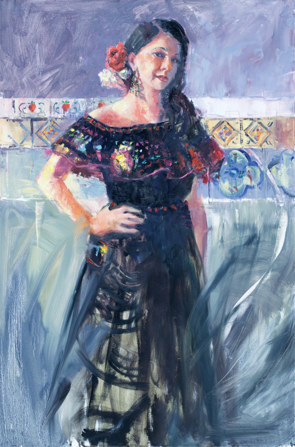 Portrait of Adriana Reyes Muth by MICHELE BYRNE