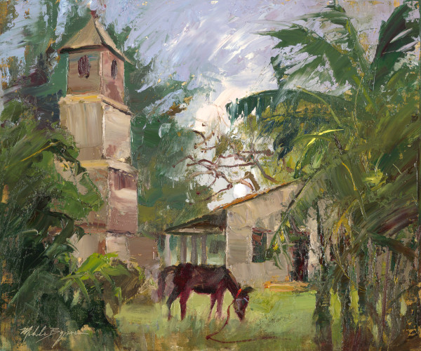 Sugar Plantation with Pony by MICHELE BYRNE