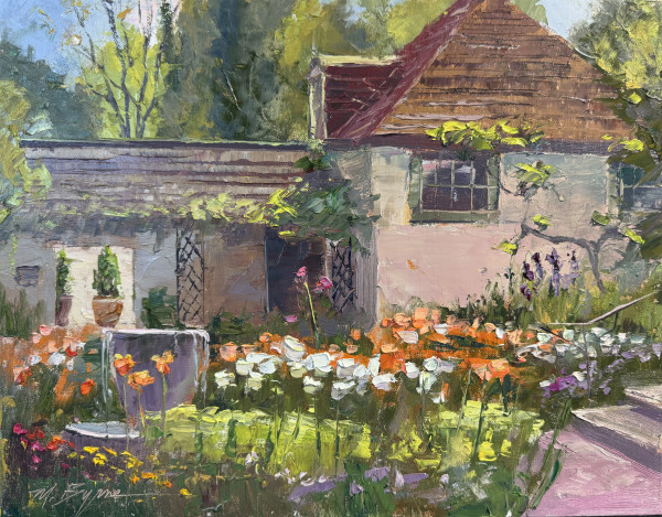 Tea Cup Gardens in Bloom by MICHELE BYRNE