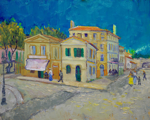 The Yellow House /After Vincent Van Gogh by MICHELE BYRNE