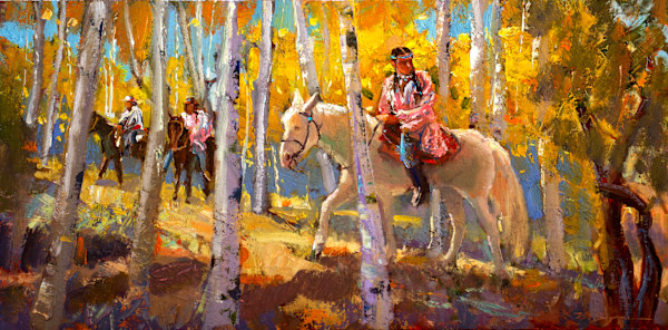 Waiting Amongst Aspens by MICHELE BYRNE, Image 1.