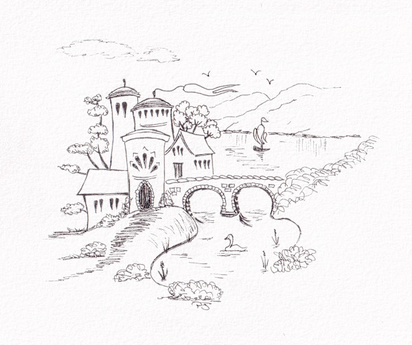 Canal Castle by Paula Jobson