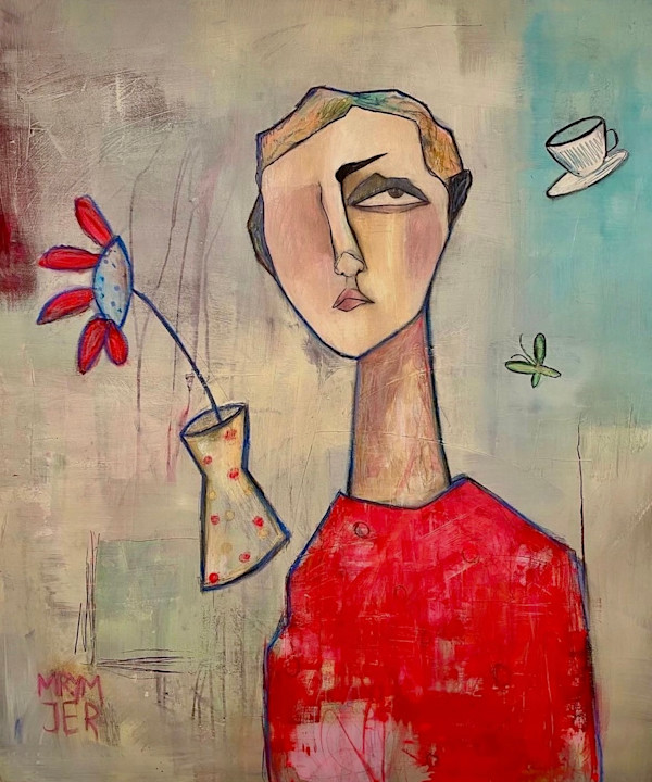 Lady in red by Mrym jer, Image 1.
