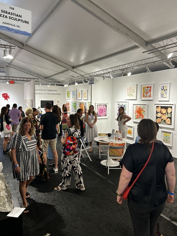 The Hampton's Fine Art Fair - Vera Paints Happiness by Vera Neumann