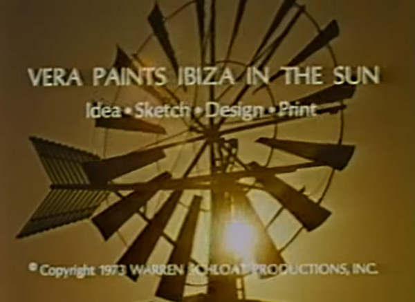 Vera Paints Ibiza in the Sun by Fred Salaff