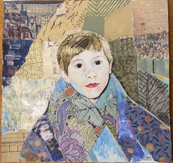 Seth in collage by curtis bay