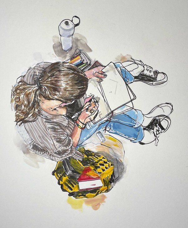 Sketchbook sesh by curtis bay