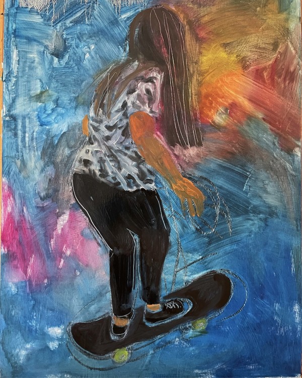 Skate practice by curtis bay