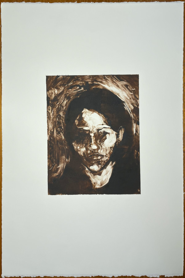 head of a woman by curtis bay