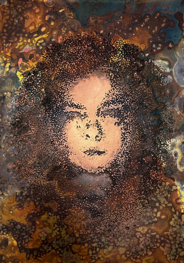 Self Portrait in Copper by Lorna Herf