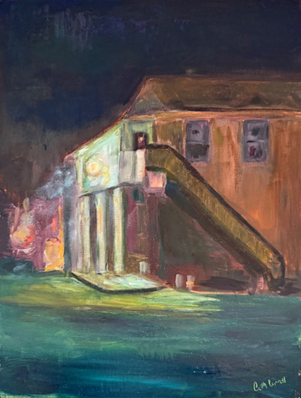 Night time in LaFox by Catherine Carroll Kolecki, Image 1.