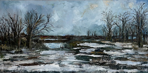 Winter Thaw on Hankes Road - Honorable Mention by Catherine Carroll Kolecki, Image 1.