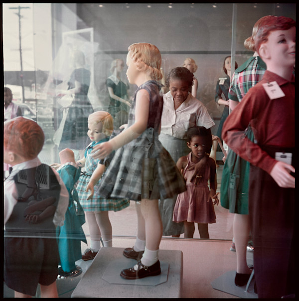 Ondria Tanner and Her Grandmother Window-shopping, Alabama by Gordon Parks, Image 1.