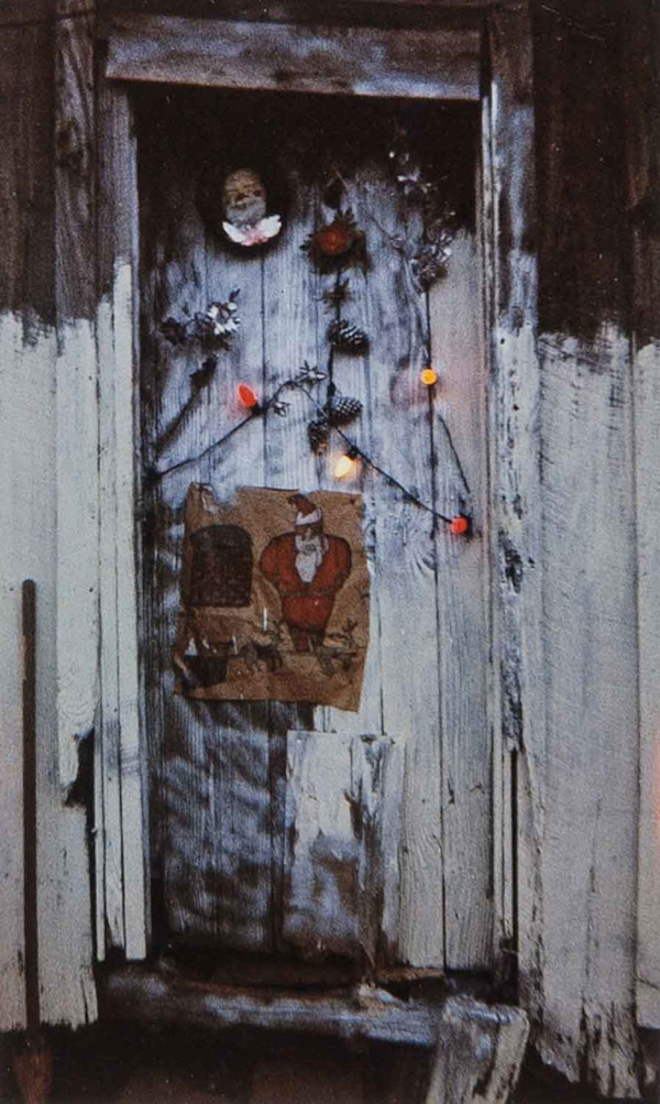 Door of House at Christmas Time, Greensboro, Alabama by William Christenberry, Image 1.