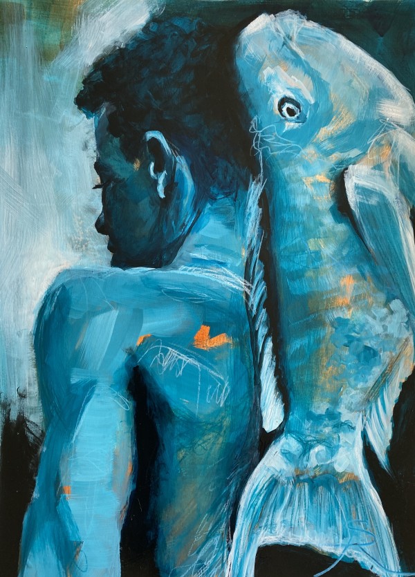 Blue Uhu Ekolu by Sabine Ronge