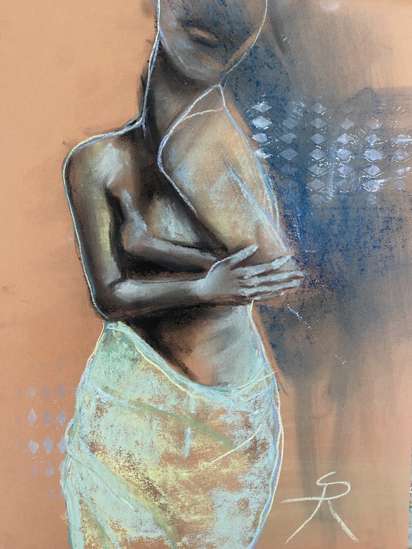 Nude in Pastel #2 by Sabine Ronge