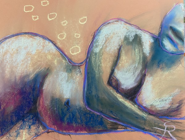 Nude in Pastel #3 by Sabine Ronge