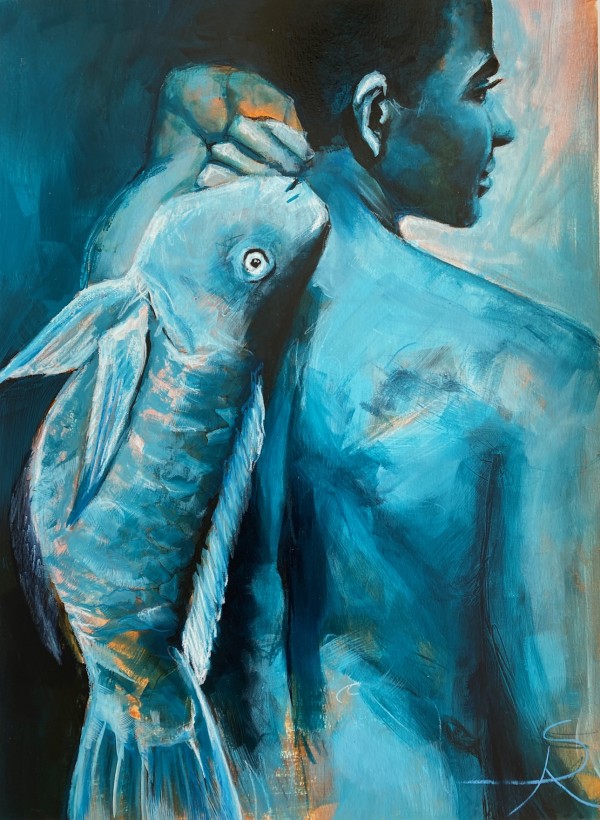 Blue Uhu Elua by Sabine Ronge