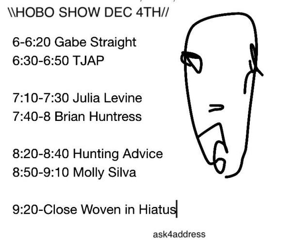 Hobo Show 12/4/2015 by Brian Huntress