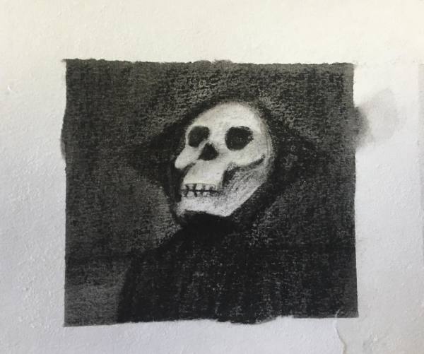 Skull with Headgear by Brian Huntress
