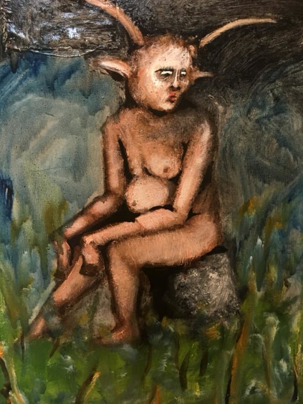 Faun in the Woods by Brian Huntress